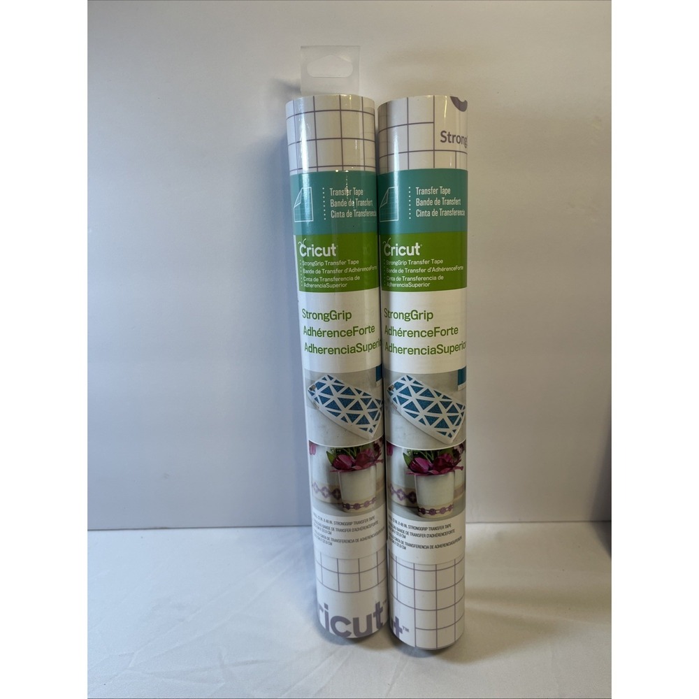Cricut Transfer Tape 12" x 48" - Set of 2 Strong Grip - Picture 2 of 5